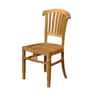 Premium Teak Batavia Dining Chair: 100% Solid Wood Comfort & Style