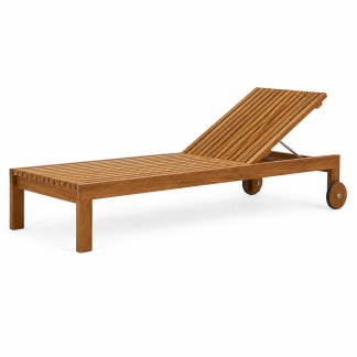 Luxury Teak Sun Lounger – Amaze Design, 100% Solid Teak