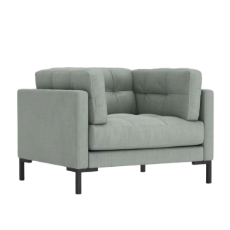 Premium Modern Single Sofa Lounge Chair – Elegant Fabric Comfort 1 Seater