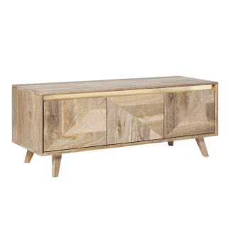 Premium VidaXL Mango Wood TV Stand No. 1 Choice