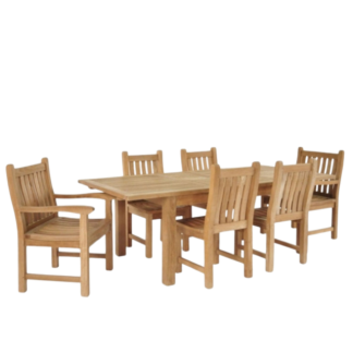 Anderson Teak Bahamas Sahara Dining Set – 1 Premium Set