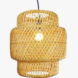 Woven Rattan Pendant Light At Best Price From Indonesia